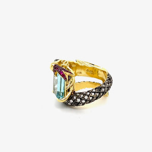 Fire Breathing Dragon Cocktail Ring