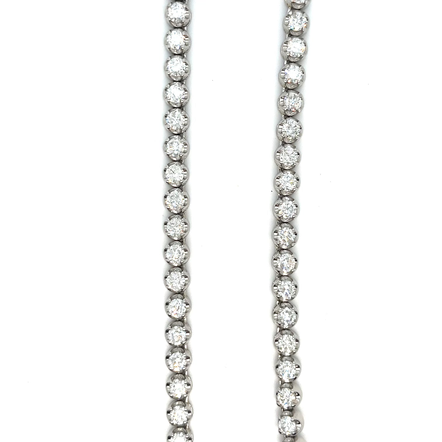 Platinum Diamond Tennis Necklace