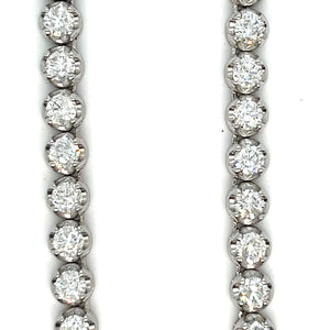 Platinum Diamond Tennis Necklace