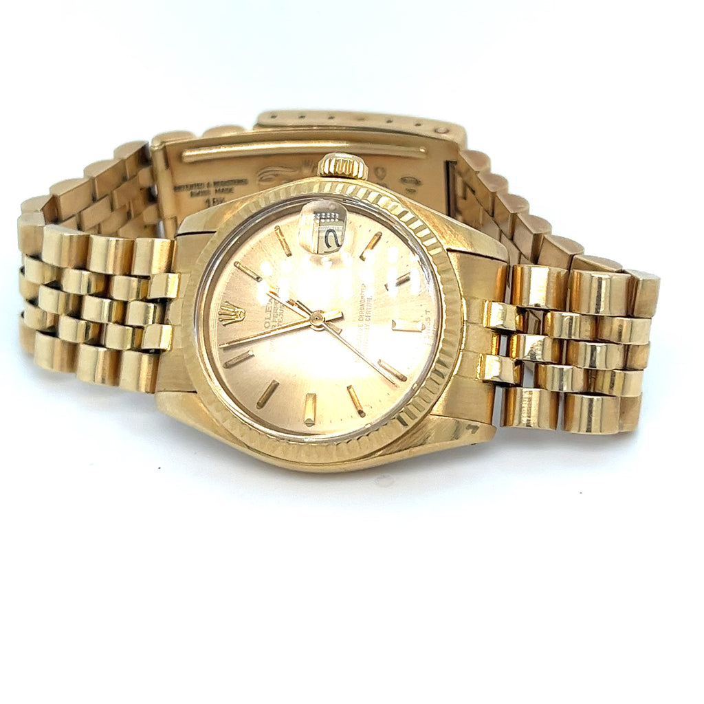 1979 18kt Gold Rolex 31mm Datejust Ref 68278 – Glenn Bradford Fine