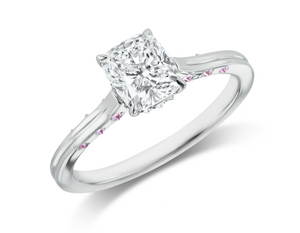 Diamond Engagement Ring 002 Cushion