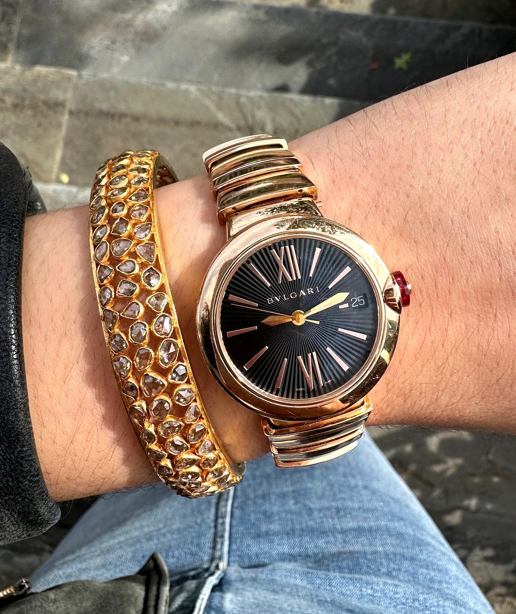 Bulgari Lucea 18kt Rose Gold Watch