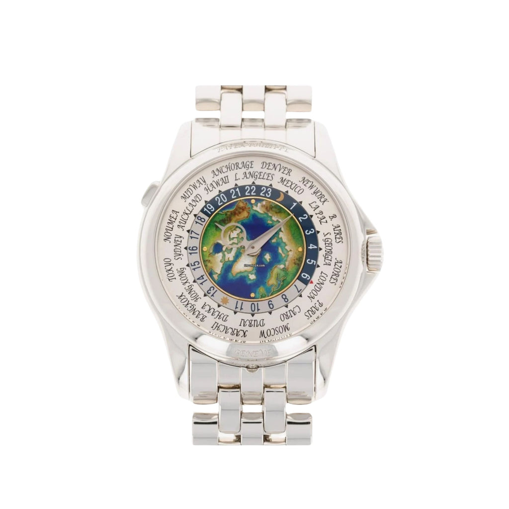 Patek Philippe World Time Reference 5131P-001 Platinum Cloisonne