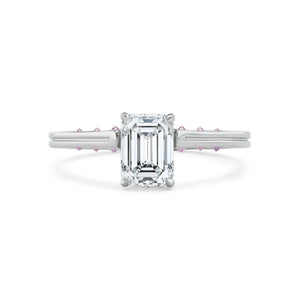Diamond Engagement Ring 001 Emerald Cut