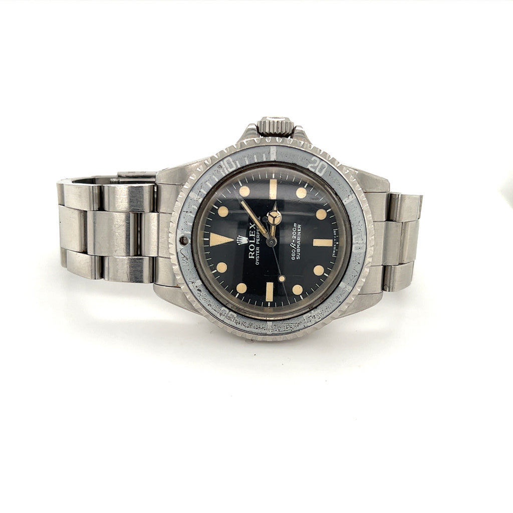 1970 Ghost Rolex Submariner ref 5513 Glenn Bradford Fine Jewelry