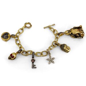 18kt Gold 'Key to my Heart' Charm