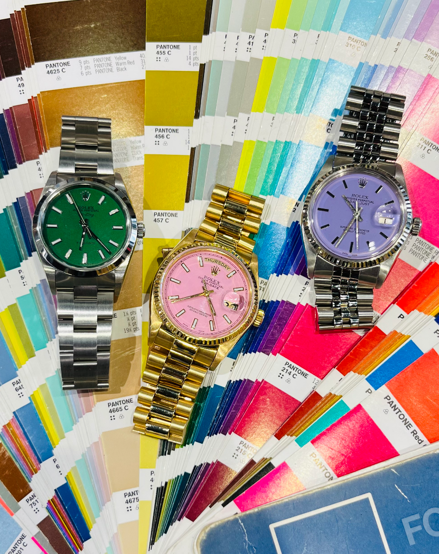 The History of the Stella Dial and our Custom Color Rolex Dials