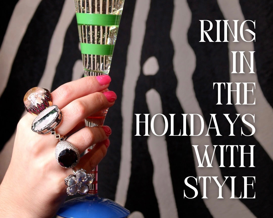 Holiday Cocktail Rings