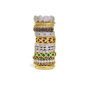 Stackable Eternity Bands