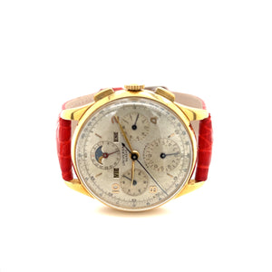 18Kt  Universal Genève Day Date Month Chronograph 1944