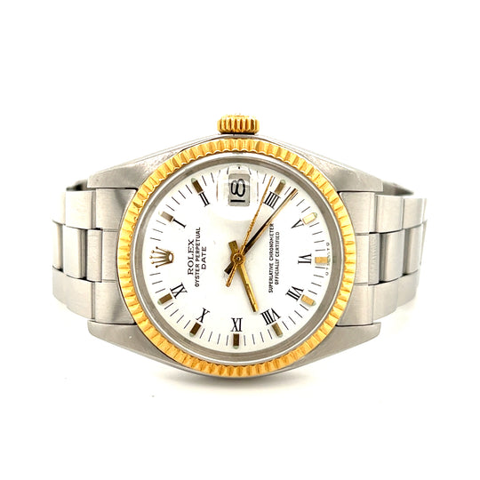 1978 Rolex Date 35mm White  Dial