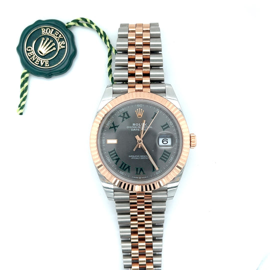 Complete Mint Unworn Rolex Datejust 41 Fluted Bezel
