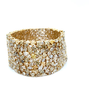 Coomi 18kt Gold Fancy Diamond Bracelet