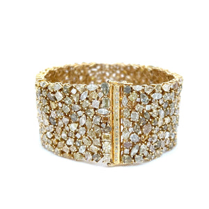 Coomi 18kt Gold Fancy Diamond Bracelet