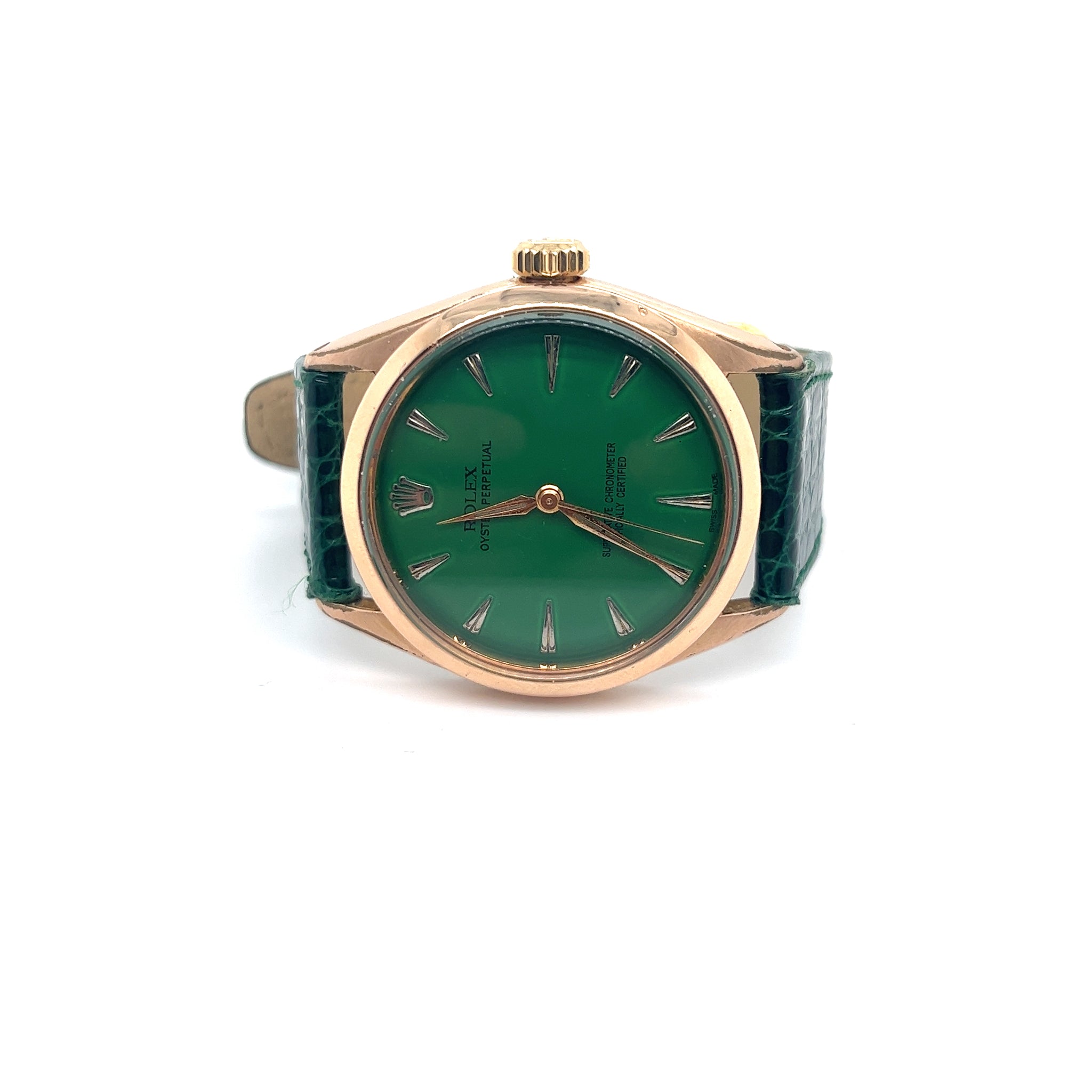 Rolex Oyster Perpetual Green Dial