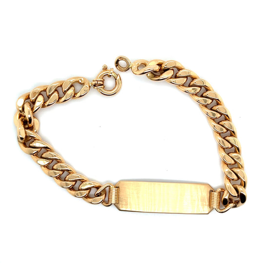 18kt Rose Gold ID Bracelet