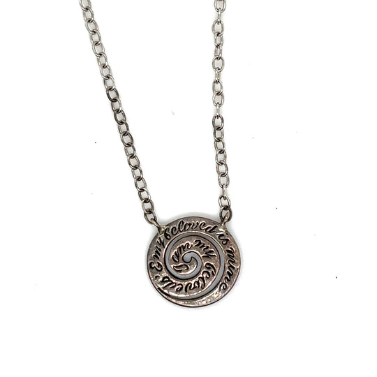 Sterling Silver Beloved Necklace