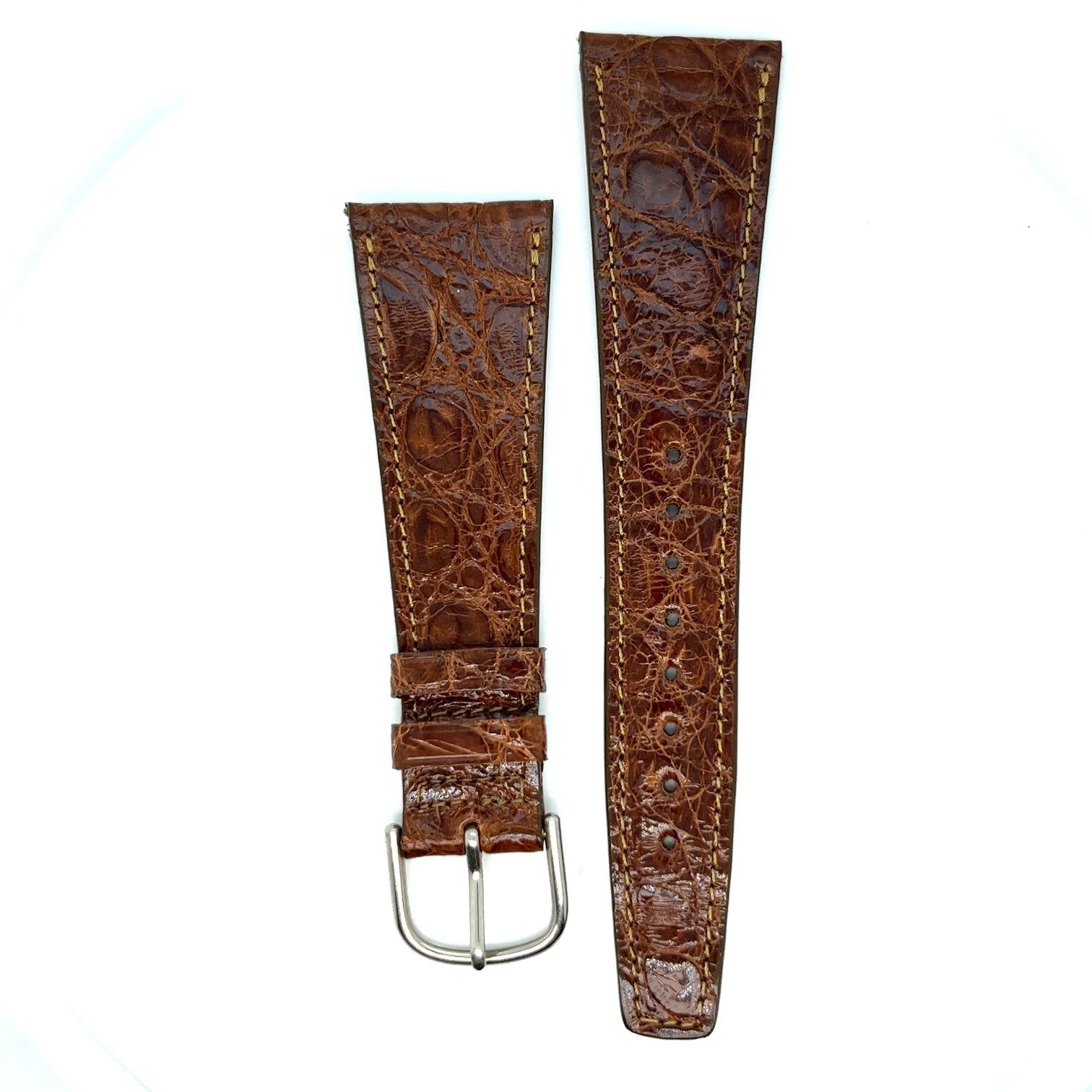 24mm Crocodile Watch Strap