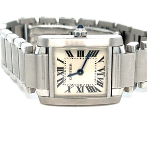 Cartier Tank Francaise Small Stainless Steel