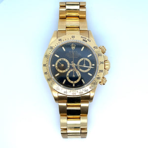 1997 18kt Gold Rolex Daytona ref 16528