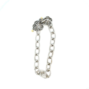 Handmade 18kt White Gold Bracelet