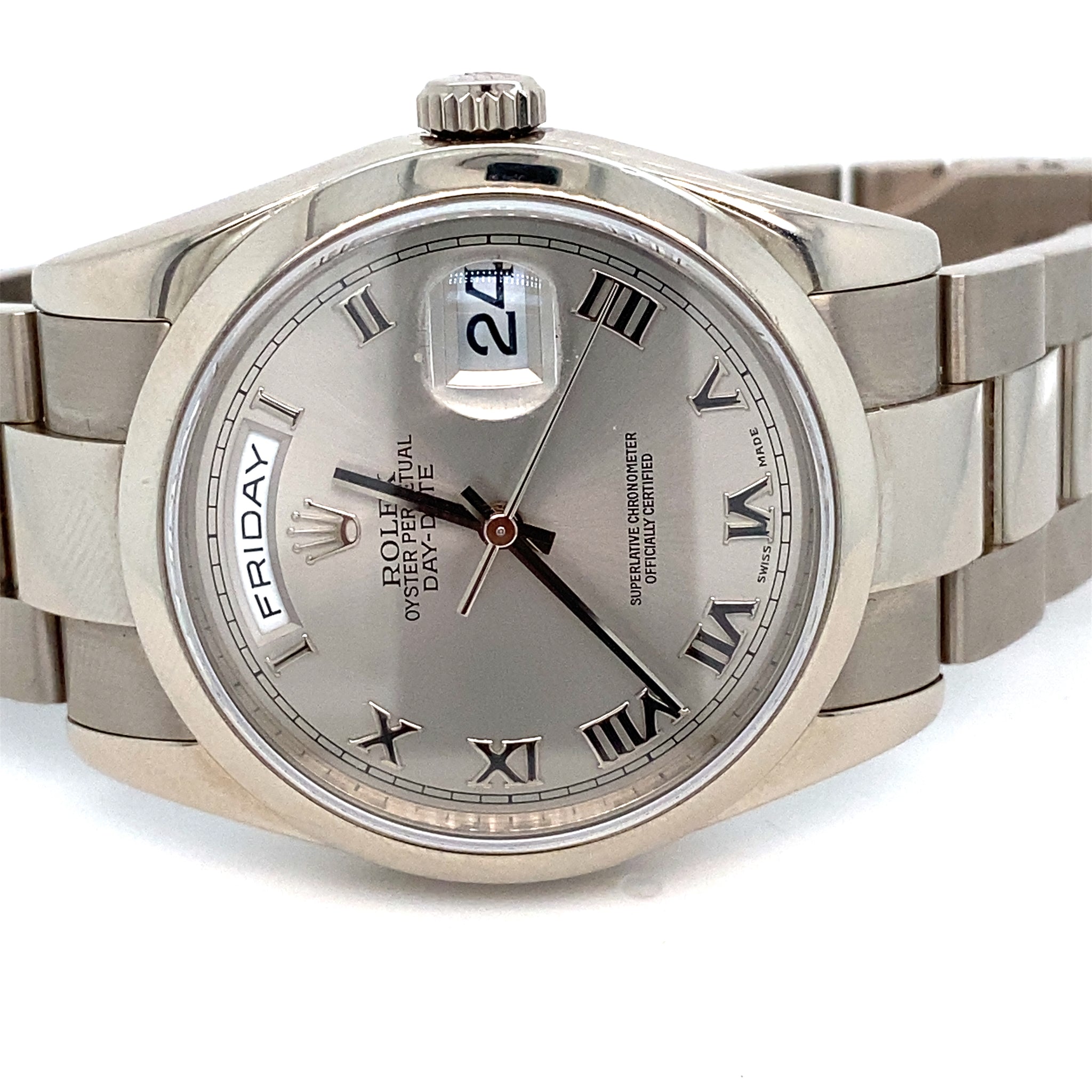 2000 18kt White Gold Rolex Day Date