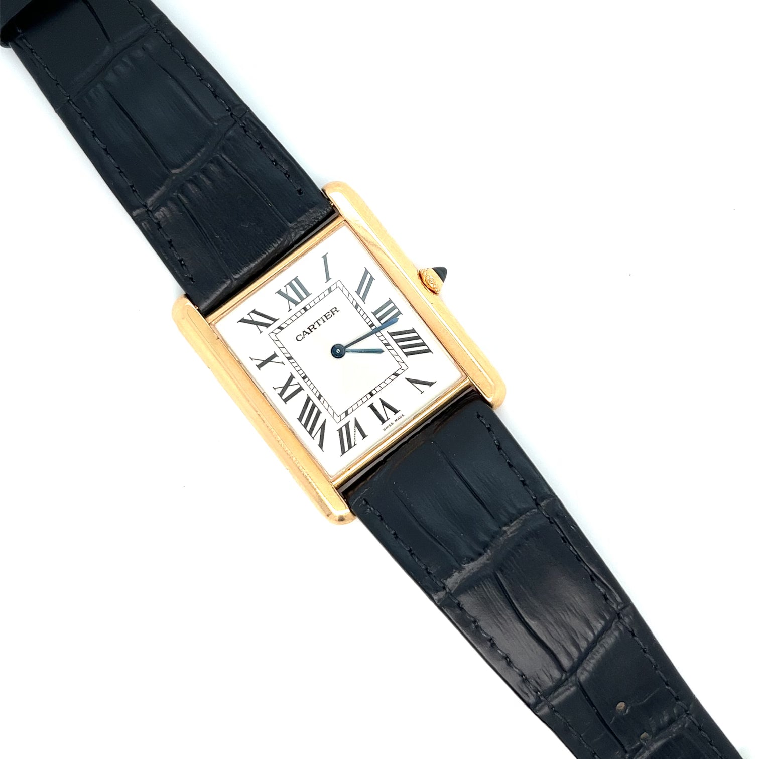 Cartier Jumbo Tank 18kt Rose Gold Mechanical