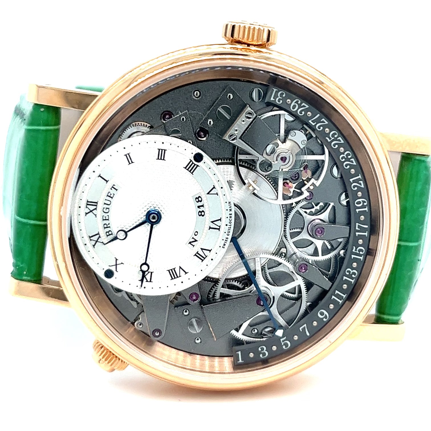 2024 18kt Rose Gold Breguet Tradition Retrograde Ref 7597BRG19WU Complete