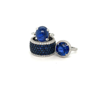 10.94cttw No Heat Burma Sapphire Ring