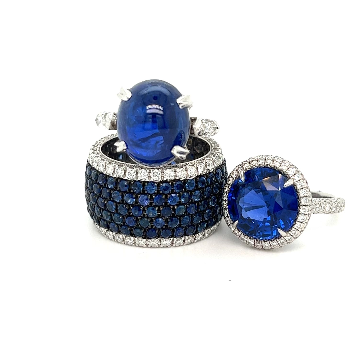 6.01 RD Ceylon Heated Sapphire Ring Tiffany Signed