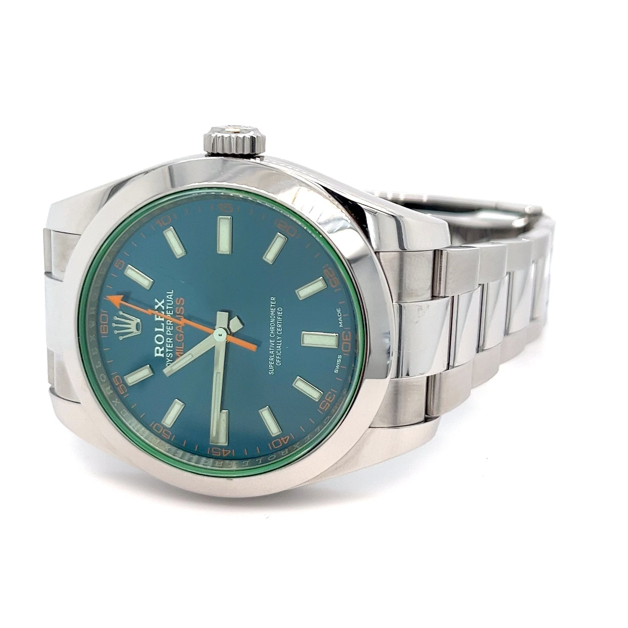 2019 Rolex Milgauss ref 116400GV Z-Blue Dial Complete