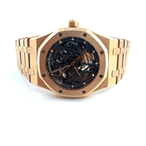 2020 18kt Rose Gold Audemars Piguet Skeleton Royal Oak Reference 15305OR