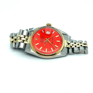 1970 Rolex Datejust 36 Red Dial, Buckley Birth Dial