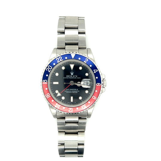 1992 paper Rolex Pepsi ref 16710, case born 1989