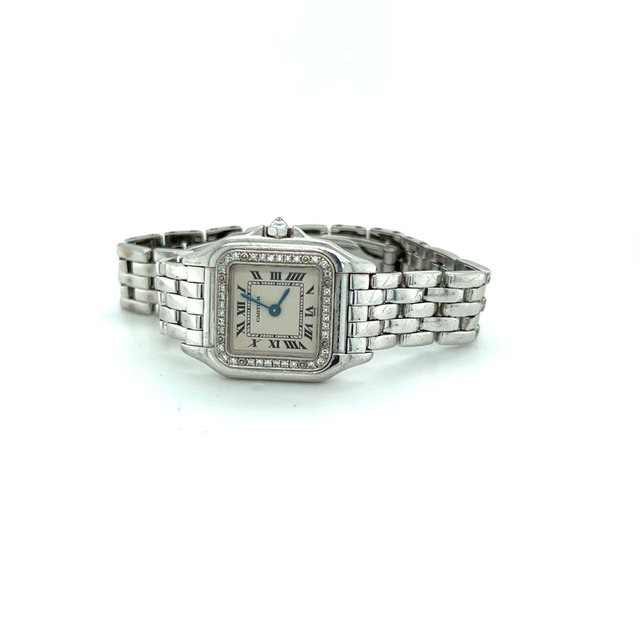 Cartier 18kt White Gold mini Panthere Diamonds