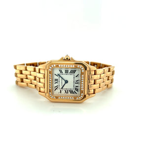 Cartier 18kt Rose Gold midsize Panthere Diamonds