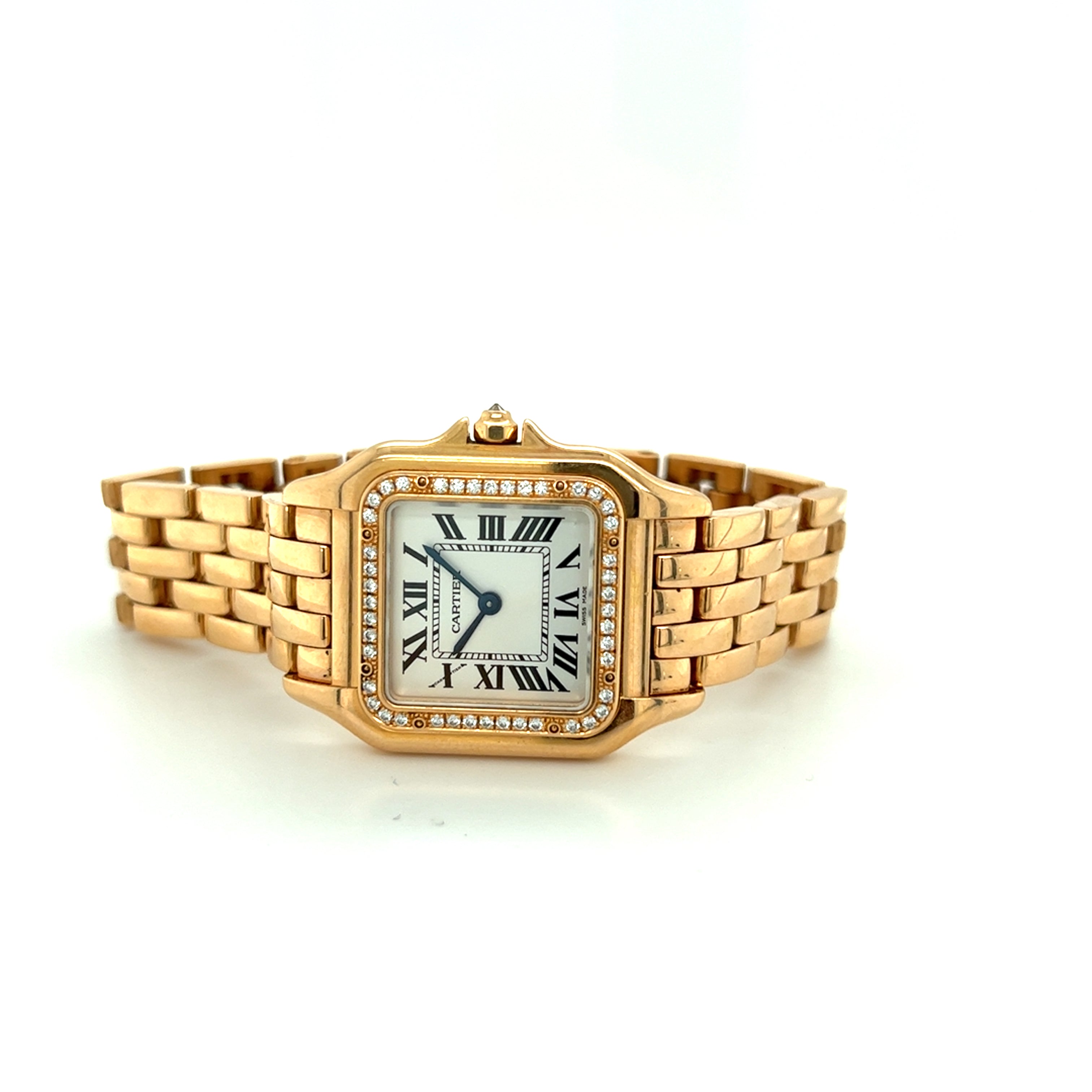 Cartier 18kt Rose Gold midsize Panthere Diamonds – Glenn Bradford