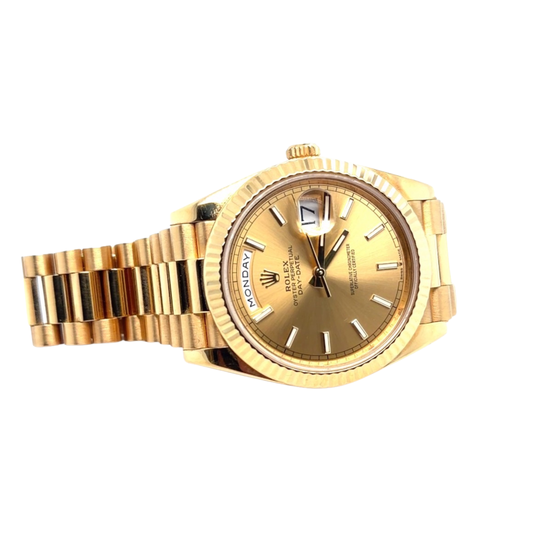 2023 Rolex Day-Date 40 228238 Yellow Gold Champagne Dial