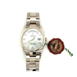 2000 Rolex Day Date MOP Diamond Complete