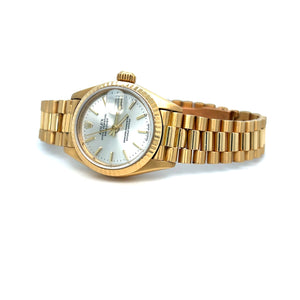 1999 18kt Gold Rolex Datejust Ref 69178 26mm