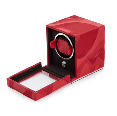 Small Watch Winder Red Skull