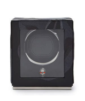 Small Watch Winder Black Skull