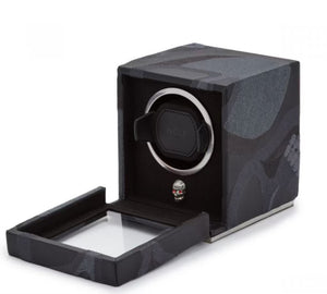 Small Watch Winder Black Skull