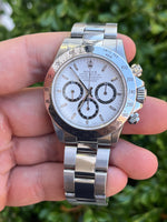 1995 Rolex Daytona 16520 Stainless Steel White Dial Zenith Movement