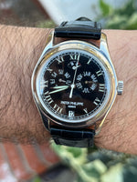 Patek Philippe Complications 5036G Annual Calendar Moon Phase White Gold Black Dial