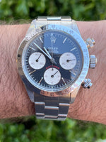 1981 Rolex Daytona 6265 'Big Red' Stainless Steel Black Dial Complete 2 Bezels