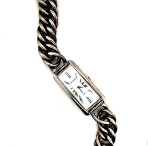 Bradford Curve X Watch with Sterling Silver Intricate Bracelet
