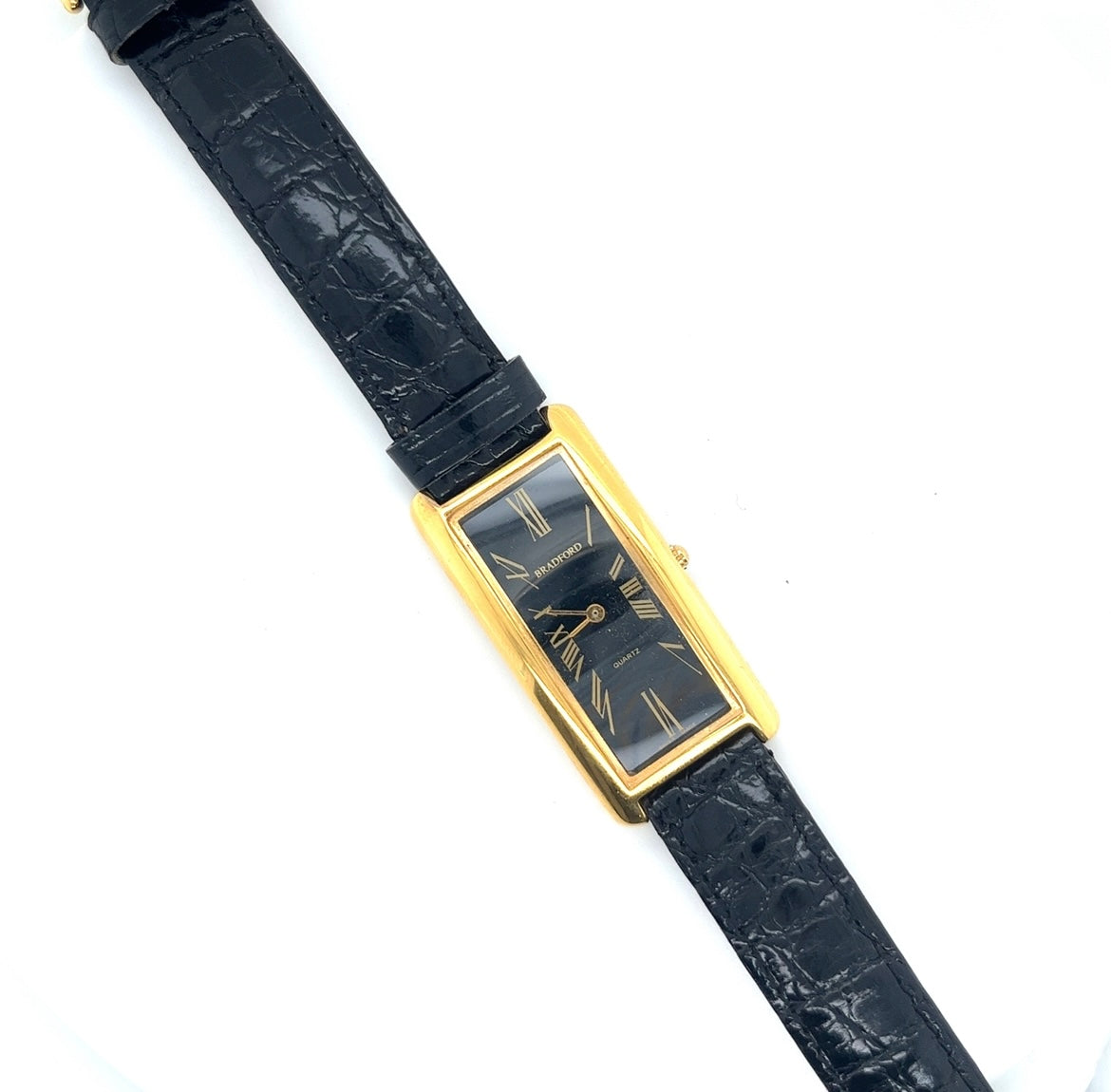 Bradford Curve X Watch with 14 mm Black Crocodile Strap