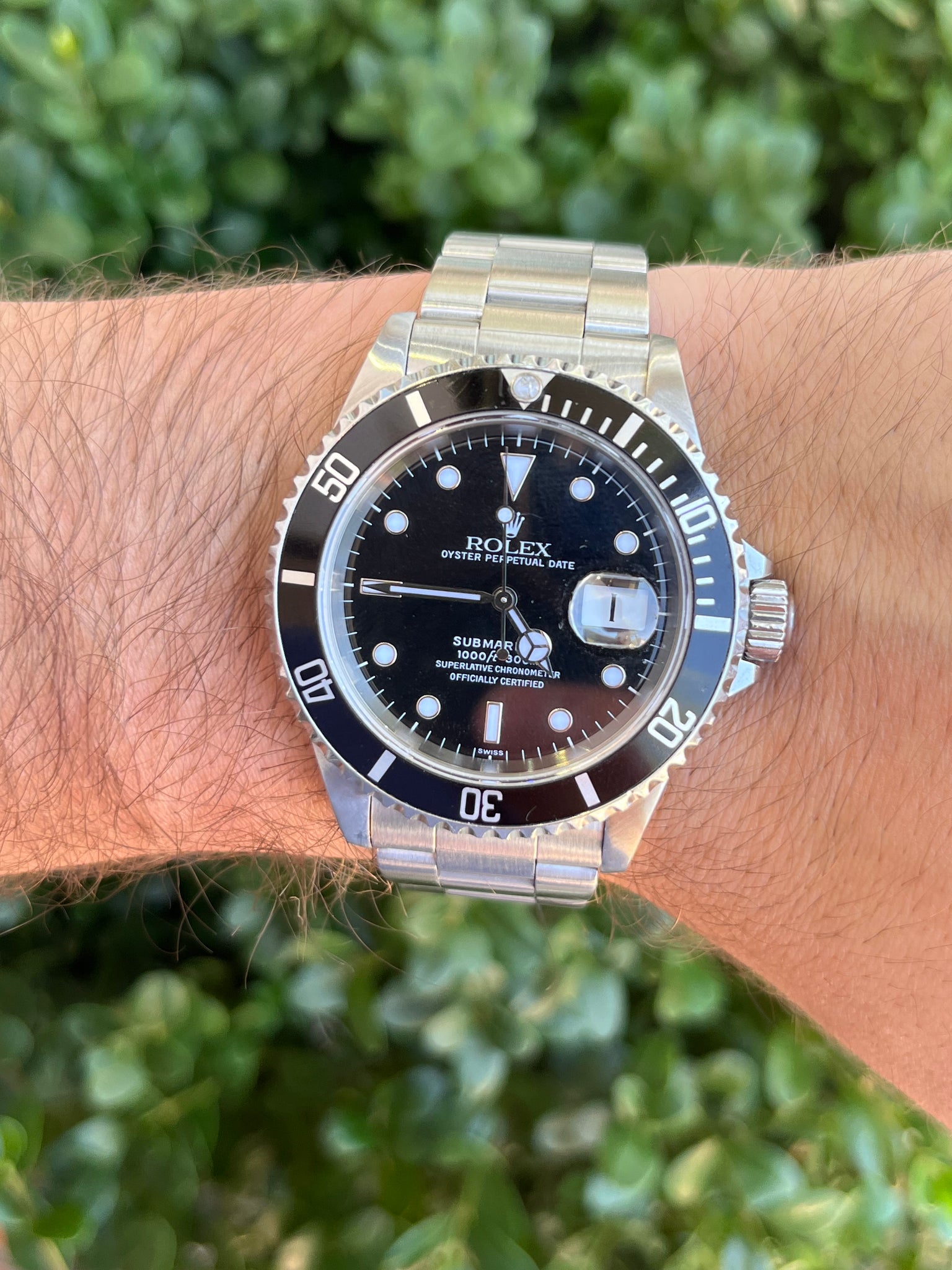 1999 Rolex Submariner Date Reference 16610 Stainless Steel Black Dial