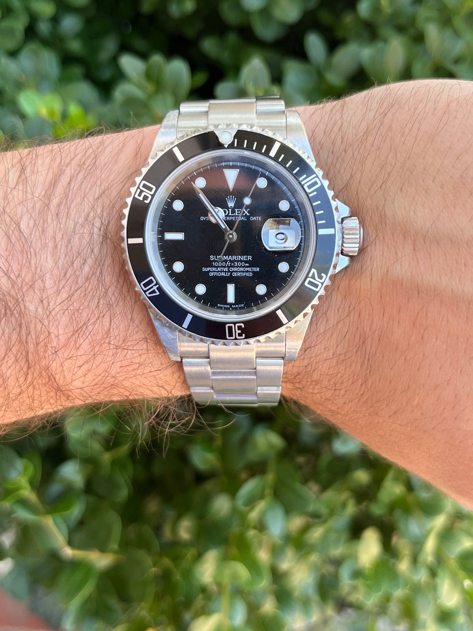 1994 Rolex Submariner Date Reference 16610 Stainless Steel Black Dial
